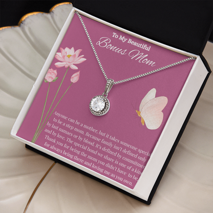 Bonus Mom Gift for Step Mother Gift from Bride, step mom gift for stepmom necklace, step mom wedding gift - Eternal Hope Necklace