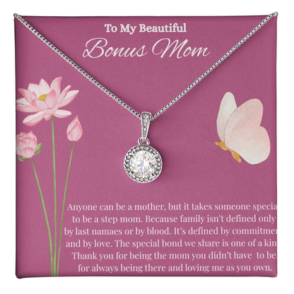 Bonus Mom Gift for Step Mother Gift from Bride, step mom gift for stepmom necklace, step mom wedding gift - Eternal Hope Necklace