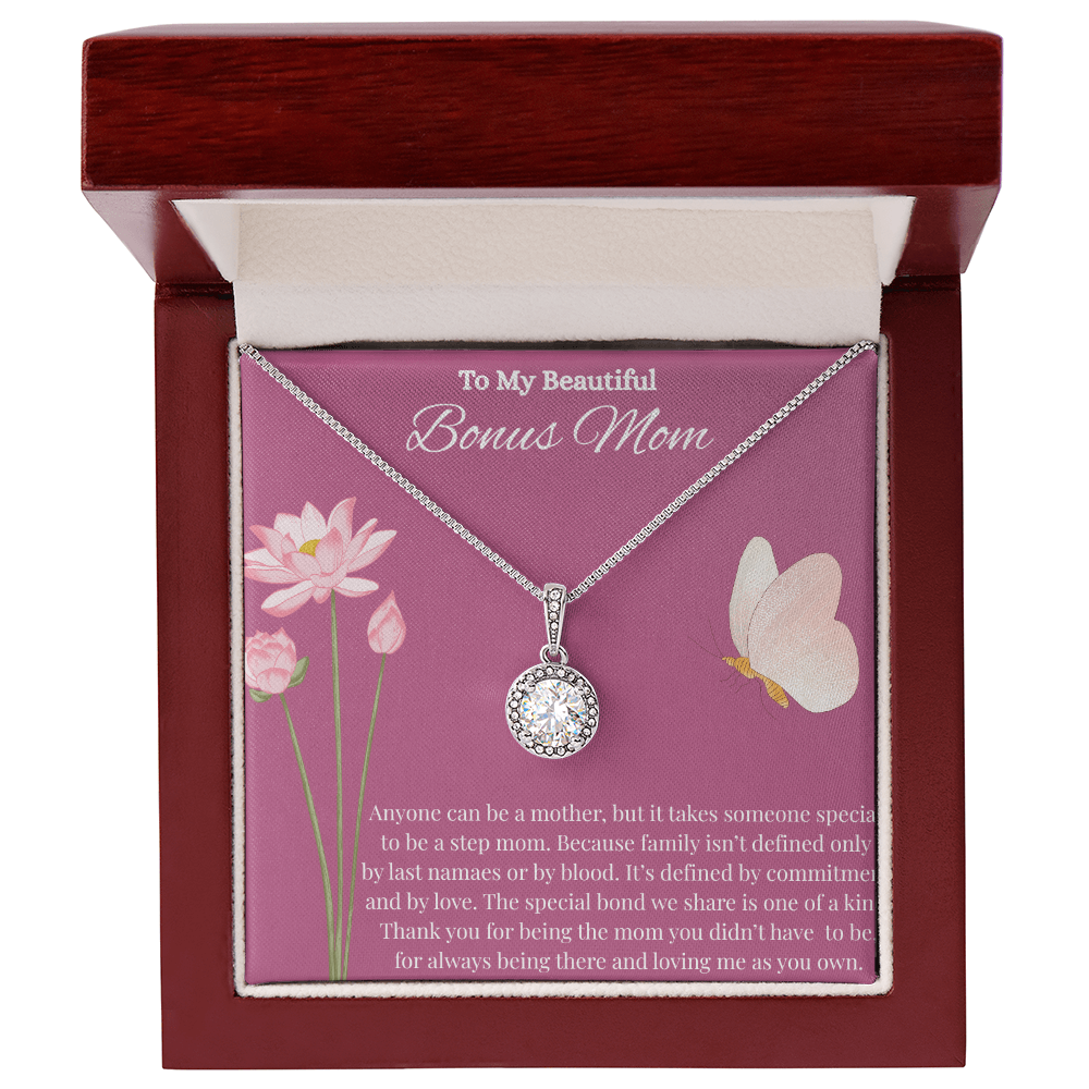 Bonus Mom Gift for Step Mother Gift from Bride, step mom gift for stepmom necklace, step mom wedding gift - Eternal Hope Necklace