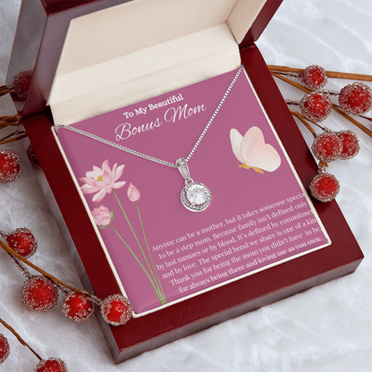 Bonus Mom Gift for Step Mother Gift from Bride, step mom gift for stepmom necklace, step mom wedding gift - Eternal Hope Necklace